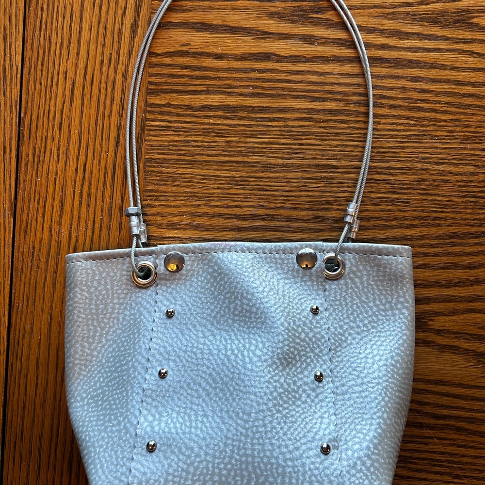 Hardware by Renee Elegant Silver Small Runway Bag Marine Grade Vinyl Grommets